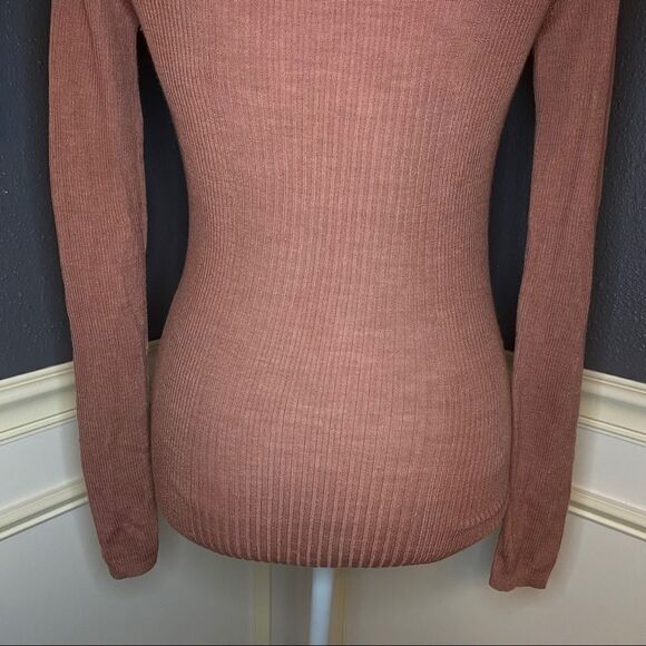 T By Alexander Wang Merino wool-blend ribbed top - Picture 11 of 12